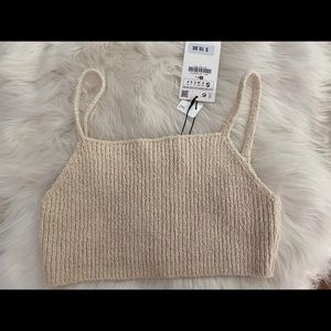 Zara Knit Crop Top S